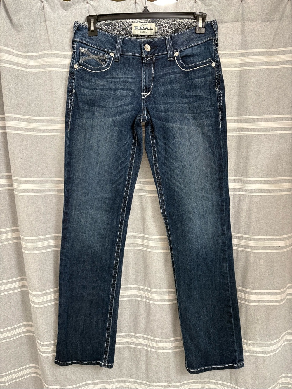 Ariat Women's Dresden Straight Leg Mid Rise Jeans Size 31L